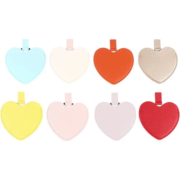 Heart Shaped Pocket Mirror - Heart Shaped Pocket Mirror - Image 1 of 15