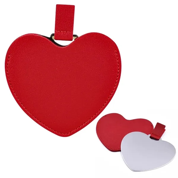Heart Shaped Pocket Mirror - Heart Shaped Pocket Mirror - Image 7 of 15