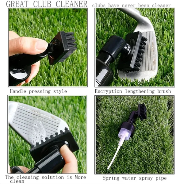 Push-type golf club water spray cleaning brush - Push-type golf club water spray cleaning brush - Image 6 of 6