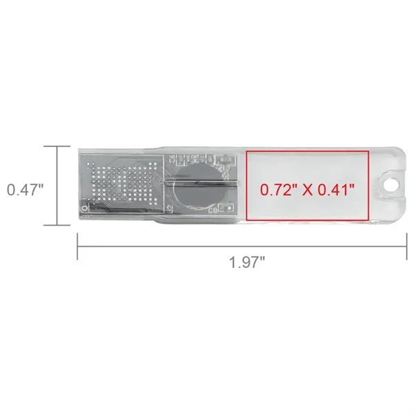 Big Rock Transparent USB Flash Drive - Big Rock Transparent USB Flash Drive - Image 5 of 6