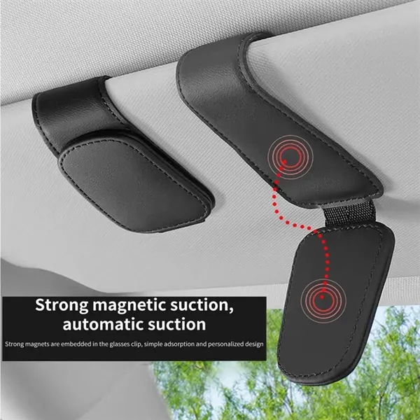 Magnetic Sunglass Holder for Car Visor - Magnetic Sunglass Holder for Car Visor - Image 3 of 5