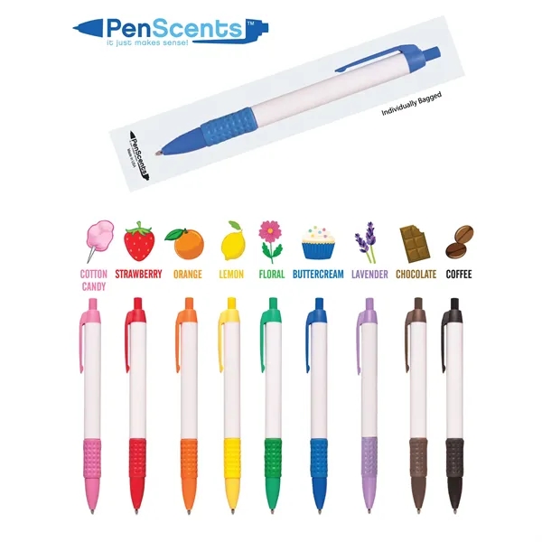 PenScents™ Scented Pens - CMYK Full Color Imprint (Bagged) - PenScents™ Scented Pens - CMYK Full Color Imprint (Bagged) - Image 1 of 1