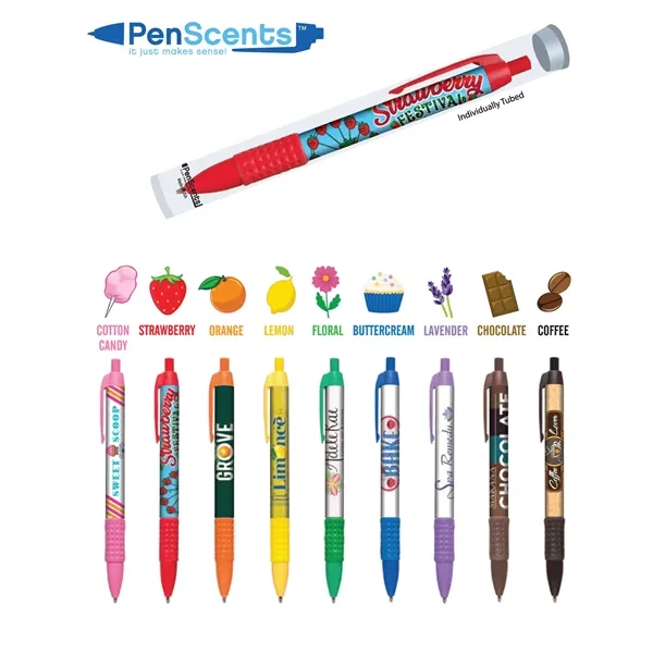 PenScents™ Scented Pens - CMYK Full Color Imprint (Tubed) - PenScents™ Scented Pens - CMYK Full Color Imprint (Tubed) - Image 0 of 1