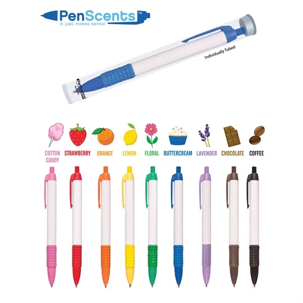 PenScents™ Scented Pens - CMYK Full Color Imprint (Tubed) - PenScents™ Scented Pens - CMYK Full Color Imprint (Tubed) - Image 1 of 1