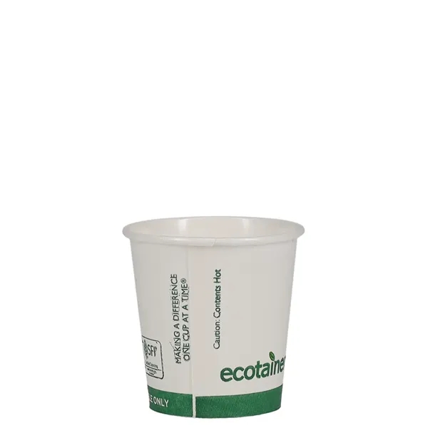 4 oz Eco-Friendly Paper Cup - White - Tradition - 4 oz Eco-Friendly Paper Cup - White - Tradition - Image 3 of 4