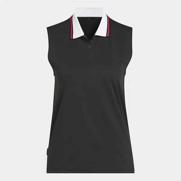 Adidas Ladies Beyond the Course Twistknit Polo - Adidas Ladies Beyond the Course Twistknit Polo - Image 0 of 3