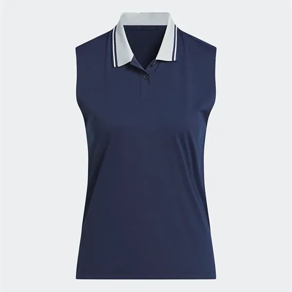 Adidas Ladies Beyond the Course Twistknit Polo - Adidas Ladies Beyond the Course Twistknit Polo - Image 2 of 3