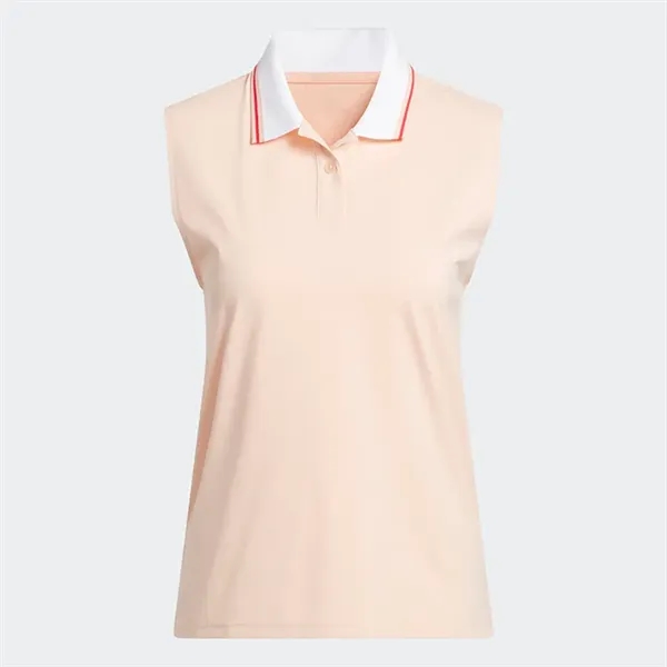 Adidas Ladies Beyond the Course Twistknit Polo - Adidas Ladies Beyond the Course Twistknit Polo - Image 3 of 3