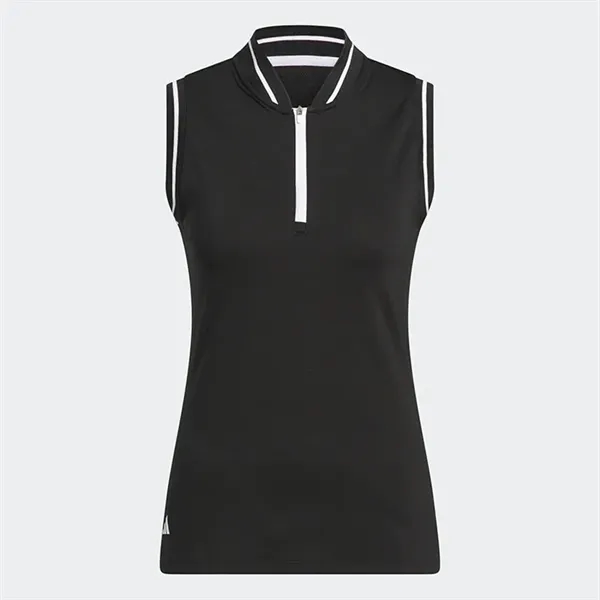 Adidas Ladies Ultimate365 Zip Polo - Adidas Ladies Ultimate365 Zip Polo - Image 3 of 3