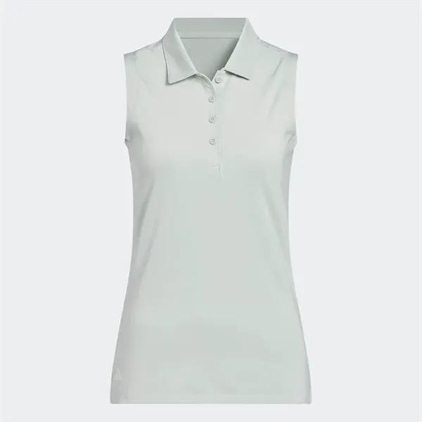 Adidas Ladies Ultimate365 Solid Sleeveless Polo - Adidas Ladies Ultimate365 Solid Sleeveless Polo - Image 5 of 6