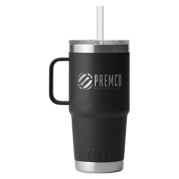 YETI Customized Rambler 25 oz. Mug w/Straw Lid - YETI Customized Rambler 25 oz. Mug w/Straw Lid - Image 5 of 5