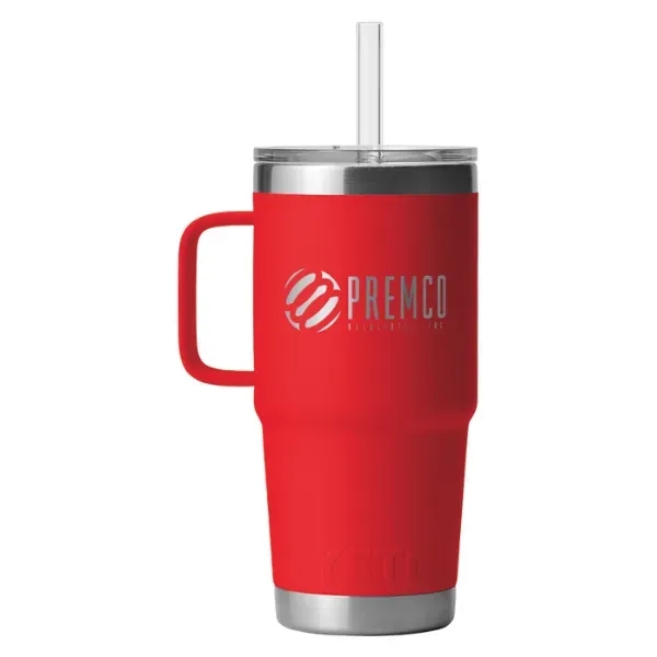 YETI Customized Rambler 25 oz. Mug w/Straw Lid - YETI Customized Rambler 25 oz. Mug w/Straw Lid - Image 2 of 5