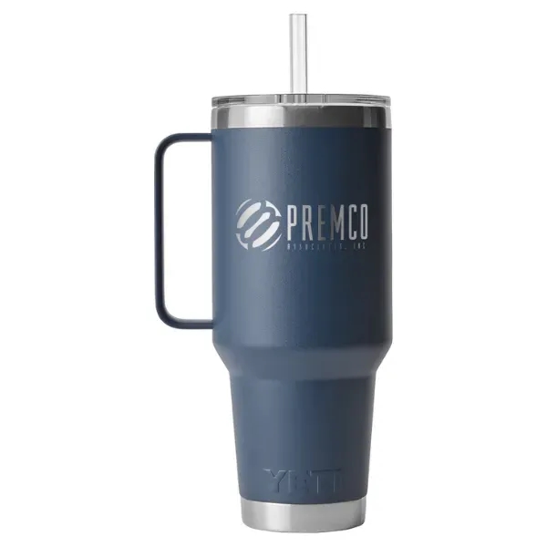 YETI Customized Rambler 42 oz. Mug w/Straw Lid - YETI Customized Rambler 42 oz. Mug w/Straw Lid - Image 0 of 4