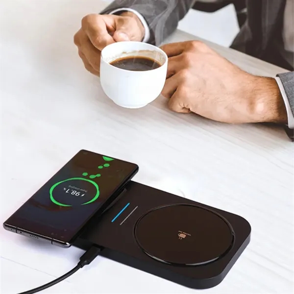 Coffee Mug Warmer Set with Wireless Charger - Coffee Mug Warmer Set with Wireless Charger - Image 2 of 4