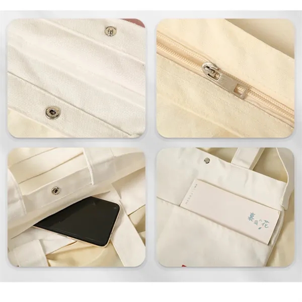 Customized Large Capacity Canvas Bag - Customized Large Capacity Canvas Bag - Image 3 of 3