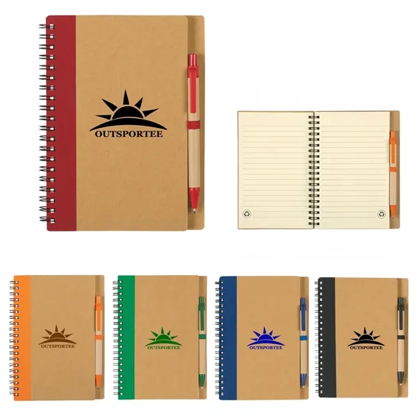 Eco Recycle Write Notebook & Pen - Eco Recycle Write Notebook & Pen - Image 0 of 5