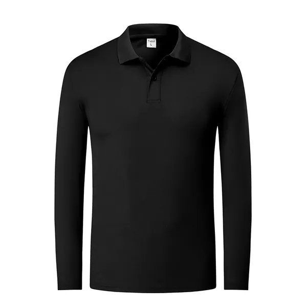 Long Sleeve Polo T-Shirt - Long Sleeve Polo T-Shirt - Image 1 of 8