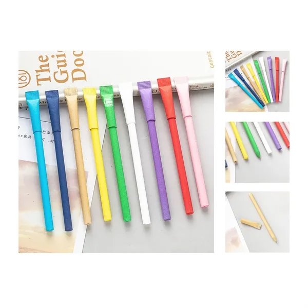 Eco-Friendly Pen Made from 100% Recycled Paper - Eco-Friendly Pen Made from 100% Recycled Paper - Image 0 of 1