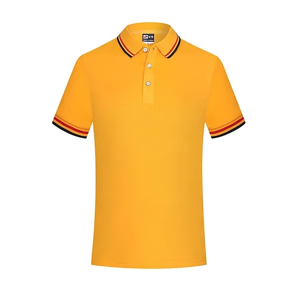 Casual Short Sleeve Polo Shirt - Casual Short Sleeve Polo Shirt - Image 3 of 9