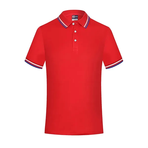 Casual Short Sleeve Polo Shirt - Casual Short Sleeve Polo Shirt - Image 5 of 9