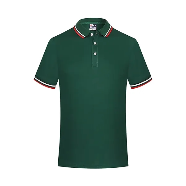 Casual Short Sleeve Polo Shirt - Casual Short Sleeve Polo Shirt - Image 7 of 9