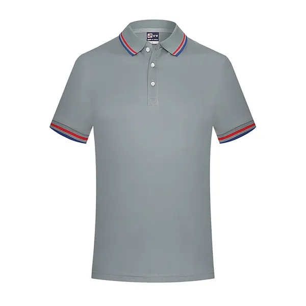 Casual Short Sleeve Polo Shirt - Casual Short Sleeve Polo Shirt - Image 9 of 9