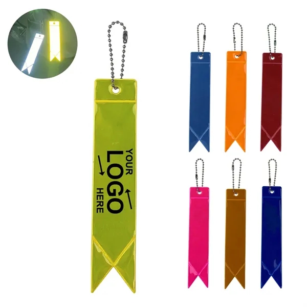 Reflective Pendant Key Chain - Reflective Pendant Key Chain - Image 0 of 7