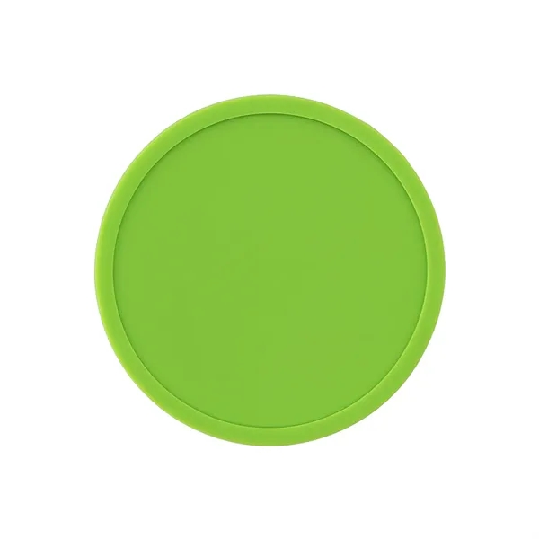 3.93 Inch Round Silicone Coaster for Drinks - 3.93 Inch Round Silicone Coaster for Drinks - Image 1 of 8