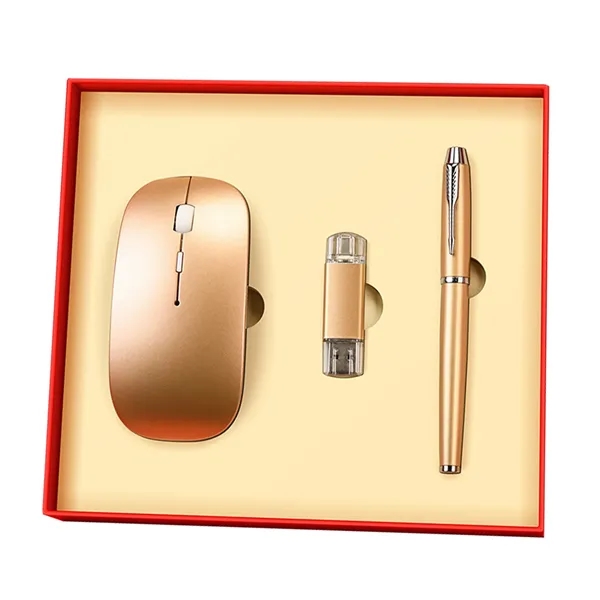 Business Gift Set Pen/Mouse/Usb Drive - Business Gift Set Pen/Mouse/Usb Drive - Image 3 of 4