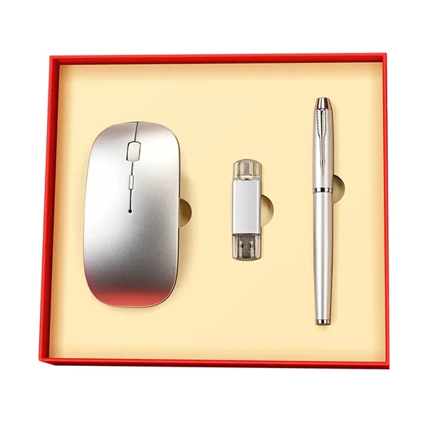 Business Gift Set Pen/Mouse/Usb Drive - Business Gift Set Pen/Mouse/Usb Drive - Image 4 of 4