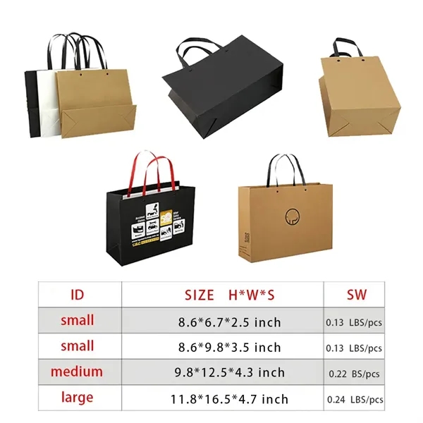 Solid Color Custom Riveted Gift Paper Bag Publicity Printing - Solid Color Custom Riveted Gift Paper Bag Publicity Printing - Image 1 of 1