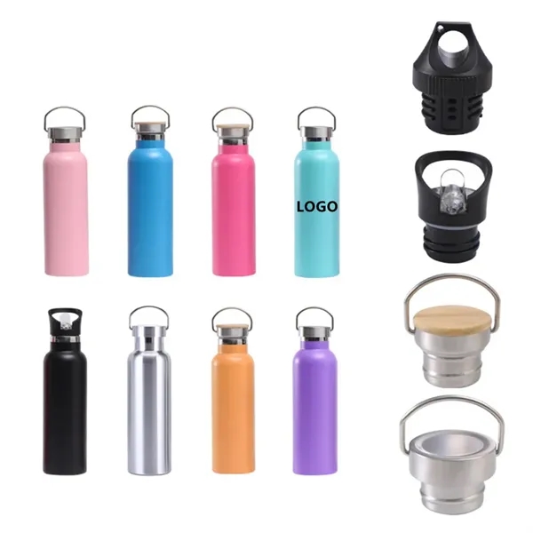 Double Walled Stainless Steel Water Bottle - Double Walled Stainless Steel Water Bottle - Image 0 of 5