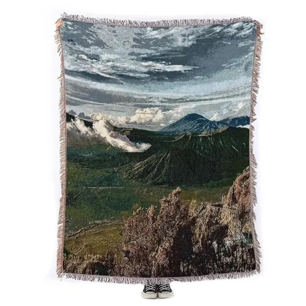 Woven Throw Blanket Tapestry - Woven Throw Blanket Tapestry - Image 0 of 2