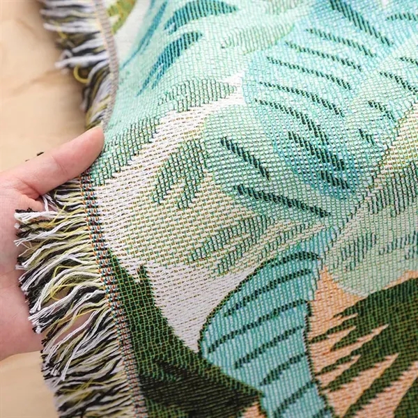 Woven Throw Blanket Tapestry - Woven Throw Blanket Tapestry - Image 2 of 2