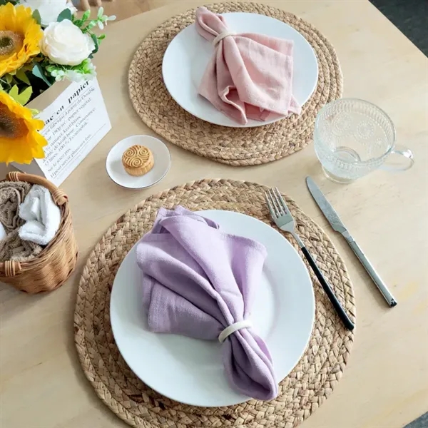 Cotton and Linen Blend Towel - Cotton and Linen Blend Towel - Image 4 of 4