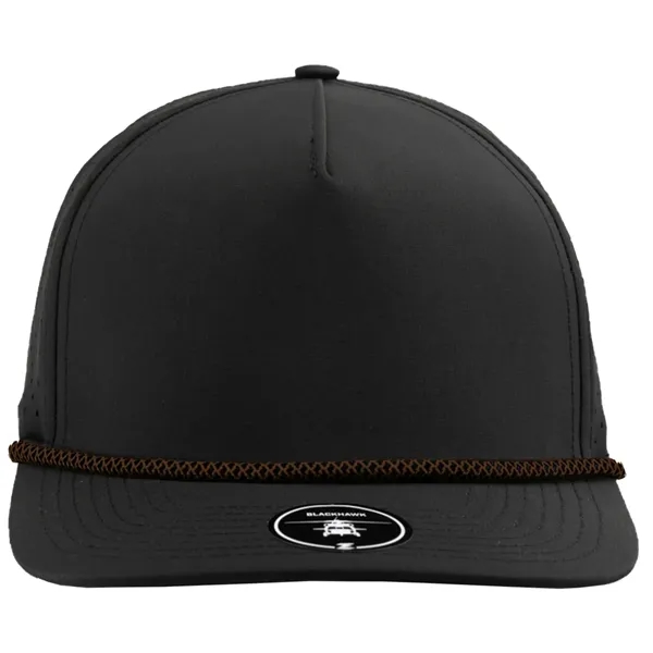 BLACKHAWK R+ (Rope Brim) Custom 5 Panel Hat - BLACKHAWK R+ (Rope Brim) Custom 5 Panel Hat - Image 22 of 29