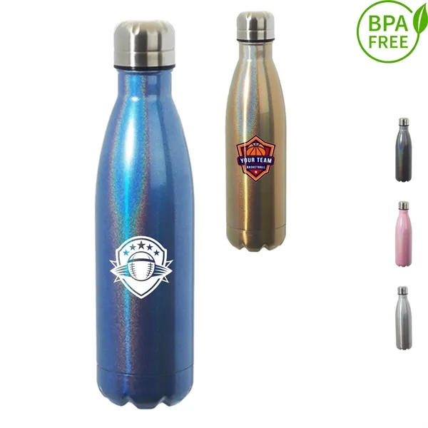 17 oz. BPA free Iridescent Insulated Sports Water Bottle - 17 oz. BPA free Iridescent Insulated Sports Water Bottle - Image 0 of 6