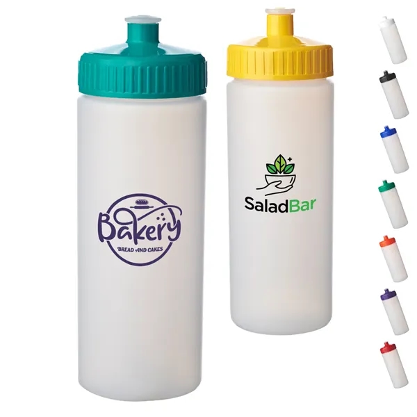 20 oz Frosted Sport Plastic Water Bottles - 20 oz Frosted Sport Plastic Water Bottles - Image 0 of 12