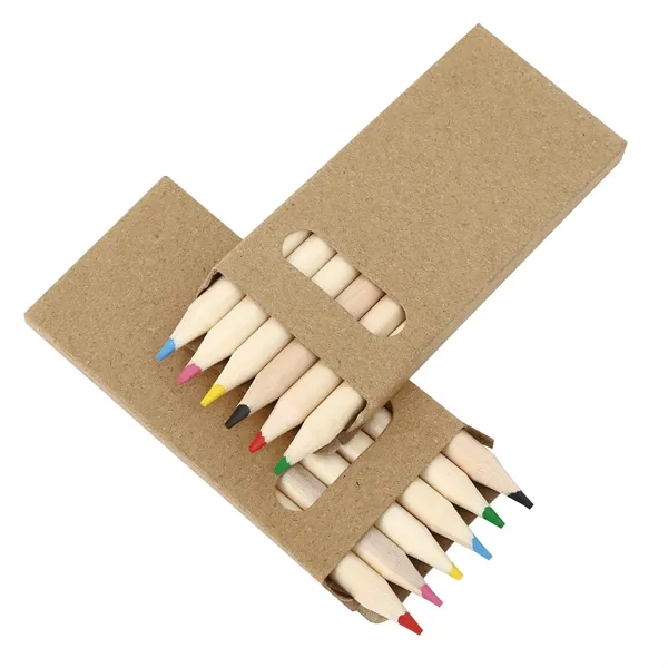 Six-Color Wooden Pencil Set In Box - Six-Color Wooden Pencil Set In Box - Image 2 of 2