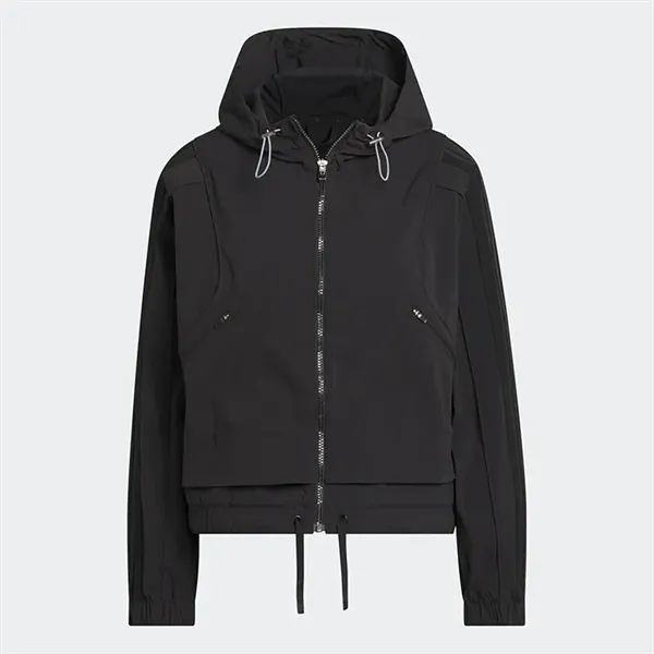 Adidas Ladies Beyond the Course Full Zip Hoodie - Adidas Ladies Beyond the Course Full Zip Hoodie - Image 1 of 2