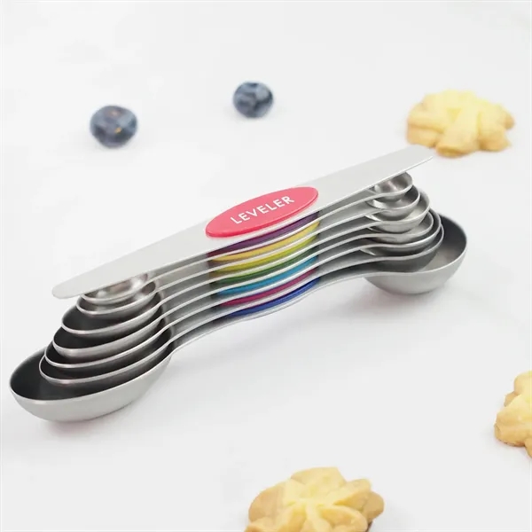 Magnetic Measuring Spoons Set - Magnetic Measuring Spoons Set - Image 1 of 2