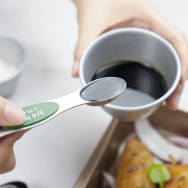 Magnetic Measuring Spoons Set - Magnetic Measuring Spoons Set - Image 2 of 2