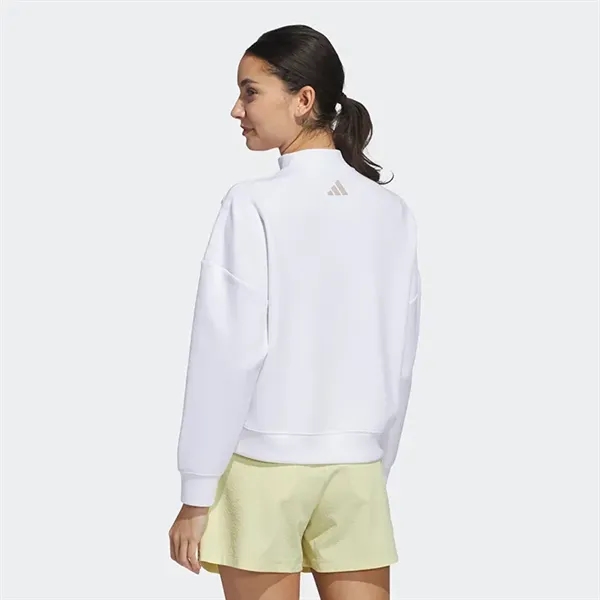 Adidas Ladies Beyond the Course Spacer Mock Layer - Adidas Ladies Beyond the Course Spacer Mock Layer - Image 1 of 3