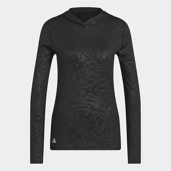 Adidas Ladies Ultimate365 Emboss Hoodie - Adidas Ladies Ultimate365 Emboss Hoodie - Image 2 of 3