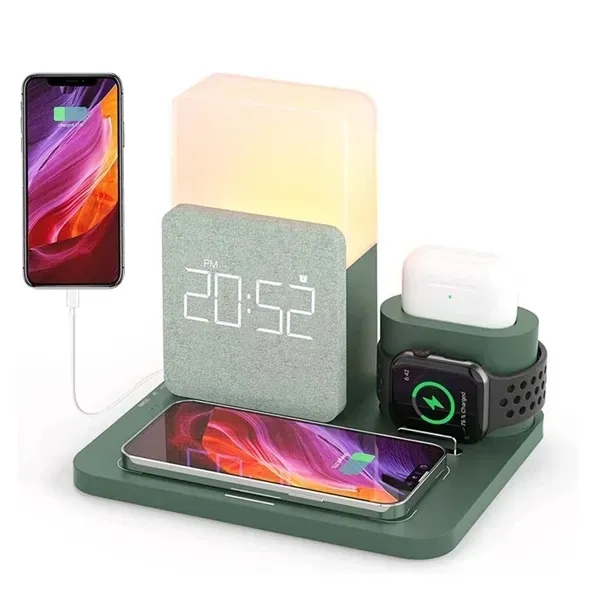Wireless Charging Station with Lamp - Wireless Charging Station with Lamp - Image 0 of 3