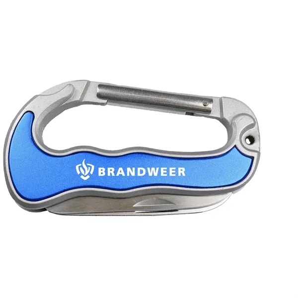 Large Carabiner w/ 3 Knives - Large Carabiner w/ 3 Knives - Image 0 of 1