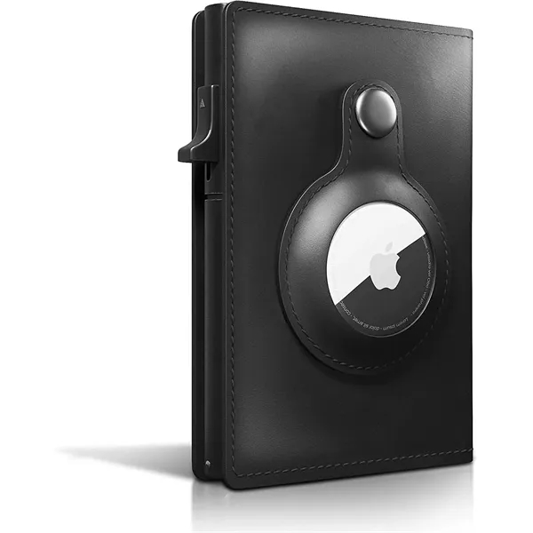 Leather RFID Wallet + KeyChain w/ Apple Tracker holder - Leather RFID Wallet + KeyChain w/ Apple Tracker holder - Image 7 of 16