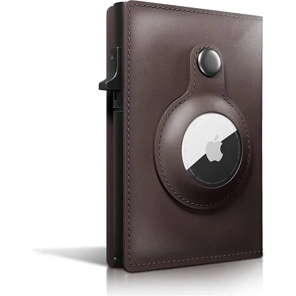 Leather RFID Wallet + KeyChain w/ Apple Tracker holder - Leather RFID Wallet + KeyChain w/ Apple Tracker holder - Image 8 of 16