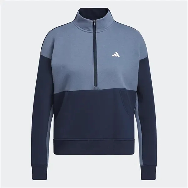 Adidas Ladies Quarter Zip Jacket - Adidas Ladies Quarter Zip Jacket - Image 1 of 3