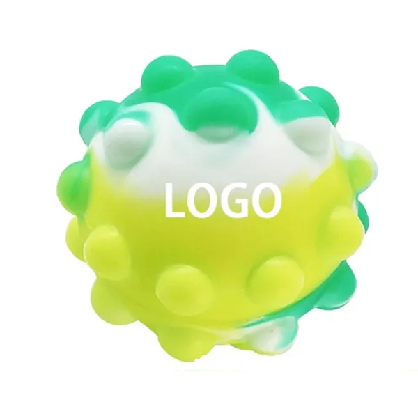 Silicone Fidget Push Pop Bounce Ball - Silicone Fidget Push Pop Bounce Ball - Image 2 of 4